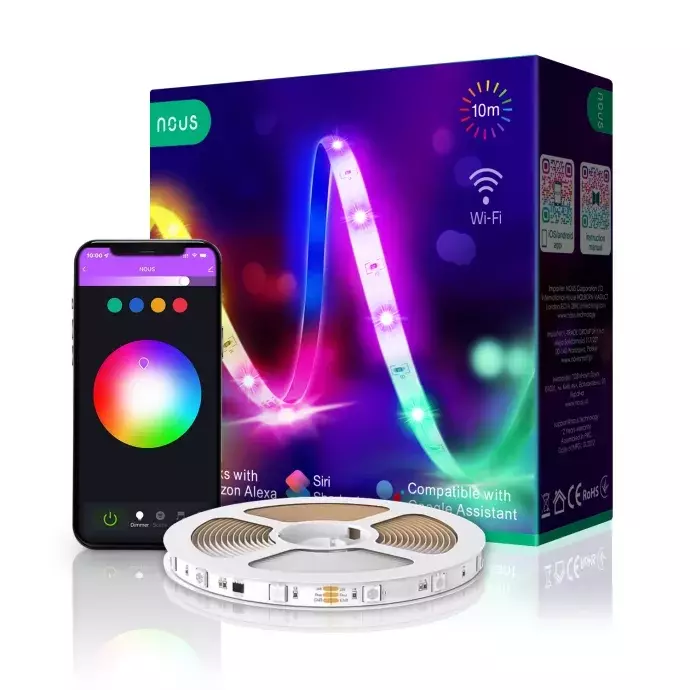 Nous F2 smart WiFi-s okos RGB LED szalag 10 m