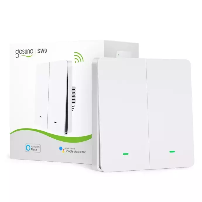 Gosund SW9 smart WiFi-s okos  kétpólusú fali kapcsoló 16A