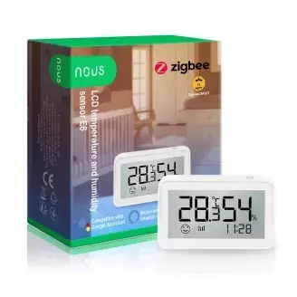 Nous E6 ZigBee Smart Temperature and Humidity sensor Hőmérséklet és páratartalom érzékelő Kijelzővel