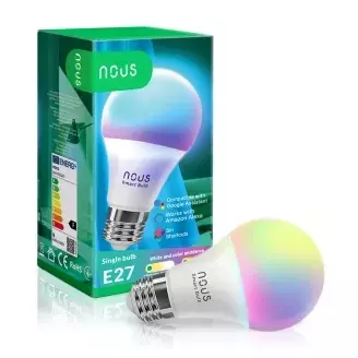 Nous P3 smart WiFi-s okos RGB E27 izzó
