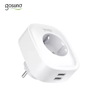 Gosund 112 smart WiFi-s okos konnektor aljzat + 2db USB 16A