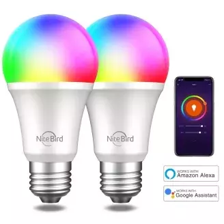 NiteBird WB4 smart WiFi-s okos RGB E27 izzó 2db
